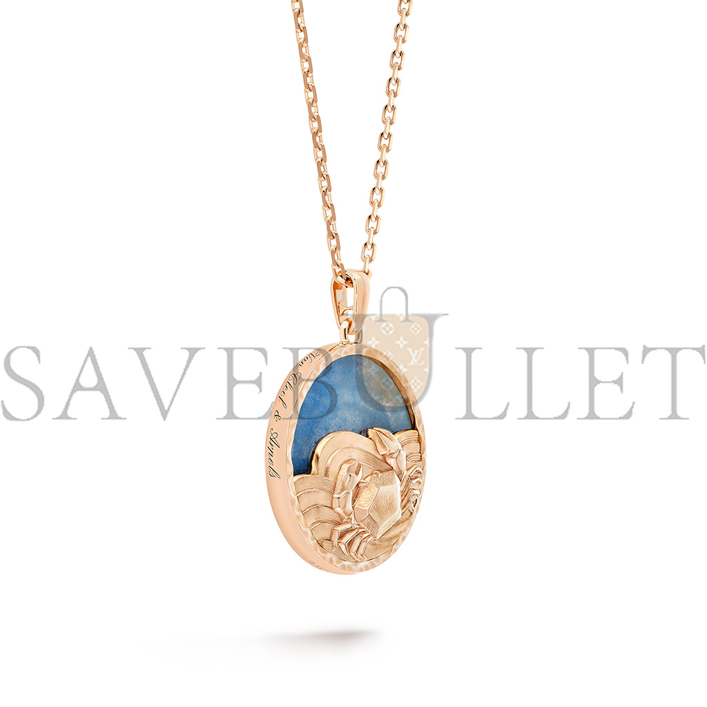 V*N CL*F arpels zodiaque long necklace cancri vcarp9rf00
